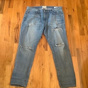Current/Elliott Distressed Boyfriend Jeans - Size 29